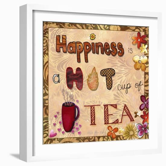 Happiness Is a Hot Cup of Tea-Megan Aroon Duncanson-Framed Giclee Print