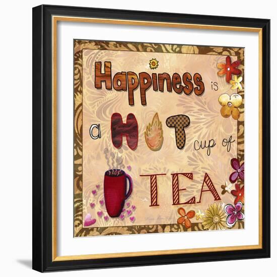 Happiness Is a Hot Cup of Tea-Megan Aroon Duncanson-Framed Giclee Print