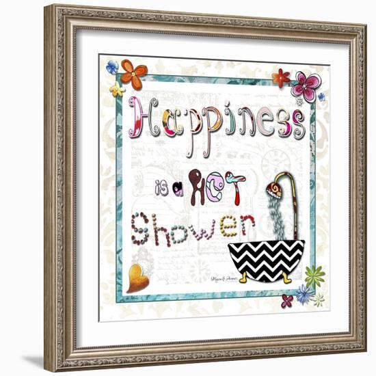 Happiness Is a Hot Shower-Megan Aroon Duncanson-Framed Giclee Print