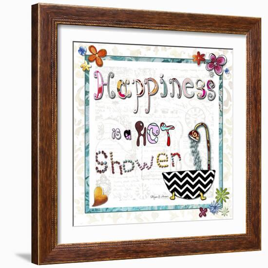 Happiness Is a Hot Shower-Megan Aroon Duncanson-Framed Giclee Print