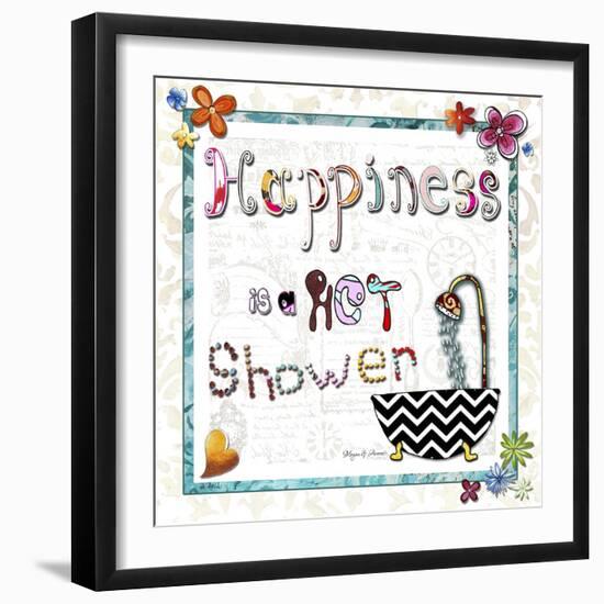 Happiness Is a Hot Shower-Megan Aroon Duncanson-Framed Giclee Print