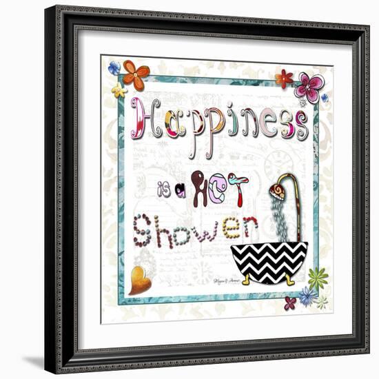 Happiness Is a Hot Shower-Megan Aroon Duncanson-Framed Giclee Print
