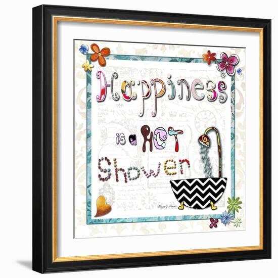 Happiness Is a Hot Shower-Megan Aroon Duncanson-Framed Giclee Print