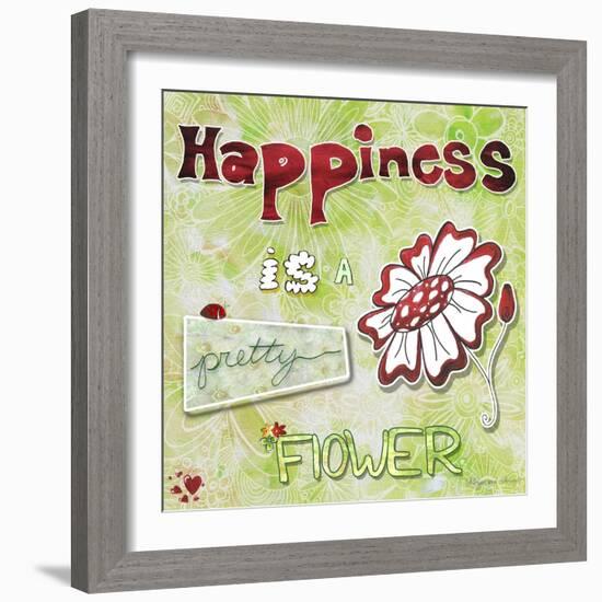 Happiness Is a Pretty Flower-Megan Aroon Duncanson-Framed Giclee Print