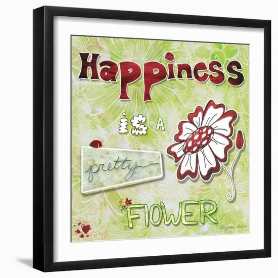 Happiness Is a Pretty Flower-Megan Aroon Duncanson-Framed Giclee Print