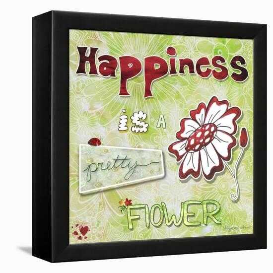 Happiness Is a Pretty Flower-Megan Aroon Duncanson-Framed Premier Image Canvas