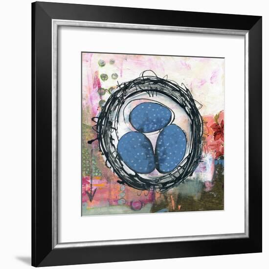 Happiness is a Warm Nest-null-Framed Art Print