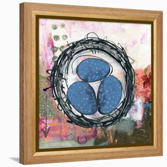 Happiness is a Warm Nest-null-Framed Stretched Canvas