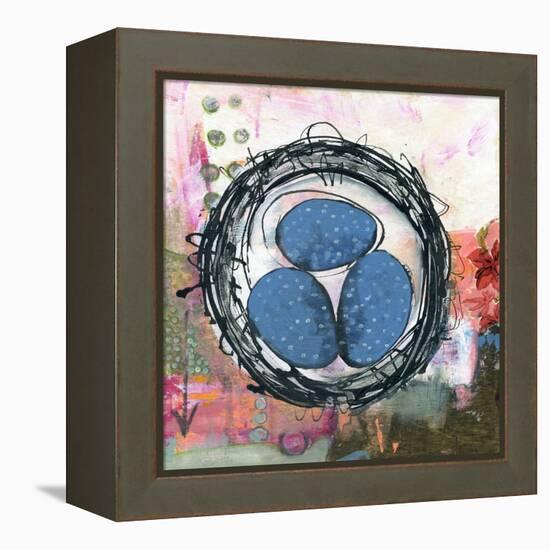 Happiness is a Warm Nest-null-Framed Stretched Canvas