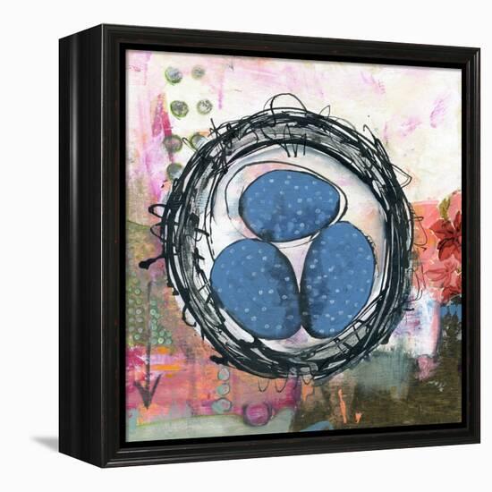 Happiness is a Warm Nest-null-Framed Stretched Canvas