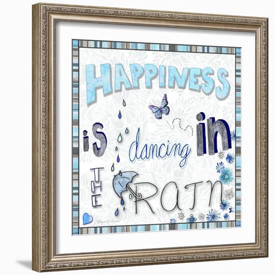 Happiness Is Dancing in the Rain-Megan Aroon Duncanson-Framed Giclee Print