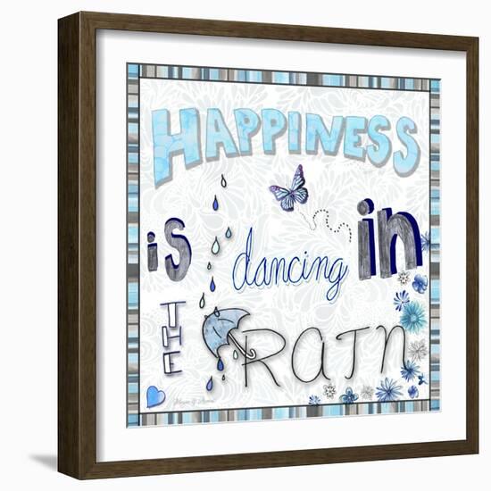 Happiness Is Dancing in the Rain-Megan Aroon Duncanson-Framed Giclee Print