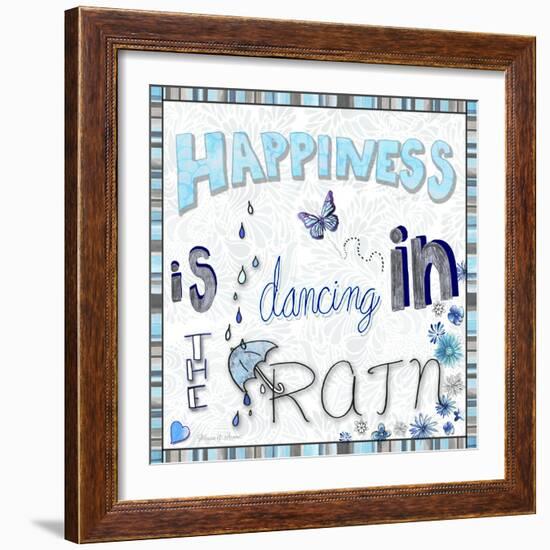 Happiness Is Dancing in the Rain-Megan Aroon Duncanson-Framed Giclee Print