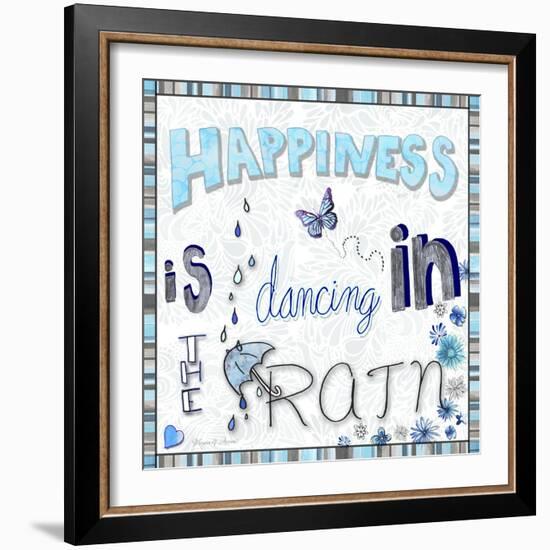 Happiness Is Dancing in the Rain-Megan Aroon Duncanson-Framed Giclee Print