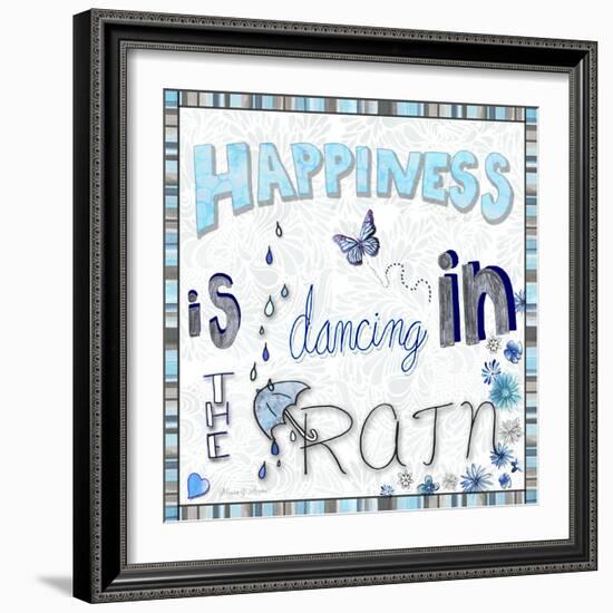 Happiness Is Dancing in the Rain-Megan Aroon Duncanson-Framed Giclee Print