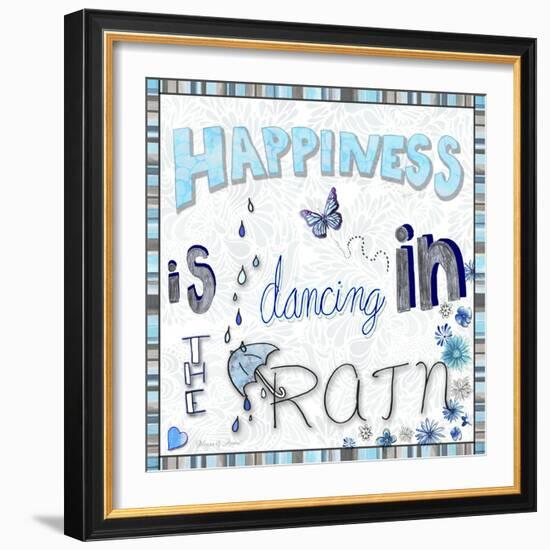 Happiness Is Dancing in the Rain-Megan Aroon Duncanson-Framed Giclee Print