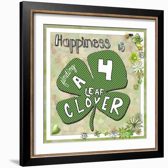 Happiness Is Finding a Four Leaf Clover-Megan Aroon Duncanson-Framed Giclee Print