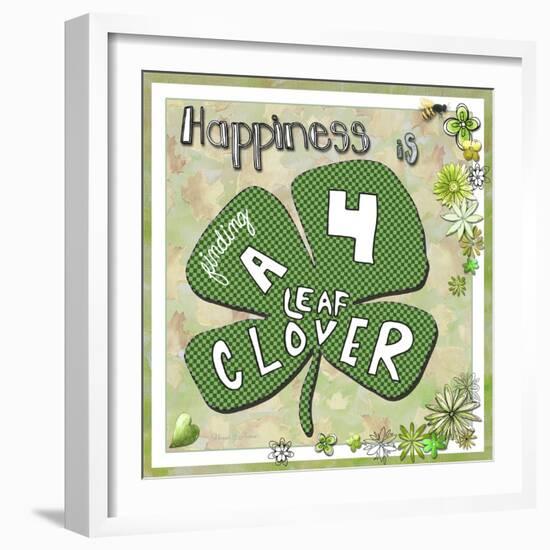 Happiness Is Finding a Four Leaf Clover-Megan Aroon Duncanson-Framed Giclee Print