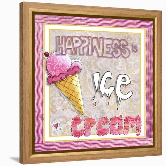 Happiness Is Ice Cream-Megan Aroon Duncanson-Framed Premier Image Canvas