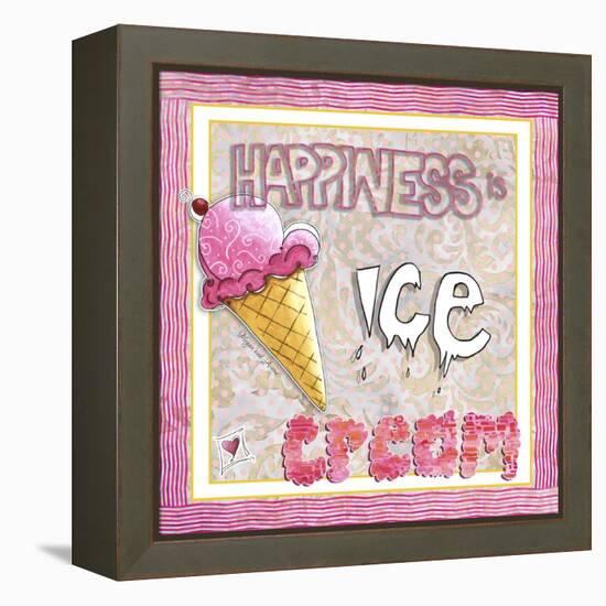 Happiness Is Ice Cream-Megan Aroon Duncanson-Framed Premier Image Canvas