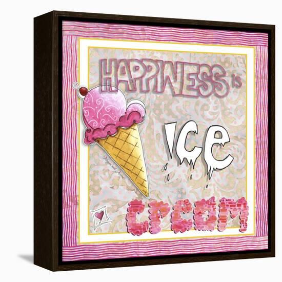 Happiness Is Ice Cream-Megan Aroon Duncanson-Framed Premier Image Canvas