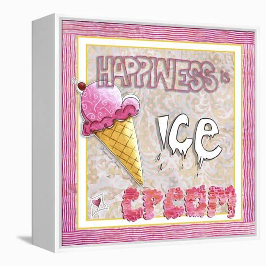 Happiness Is Ice Cream-Megan Aroon Duncanson-Framed Premier Image Canvas