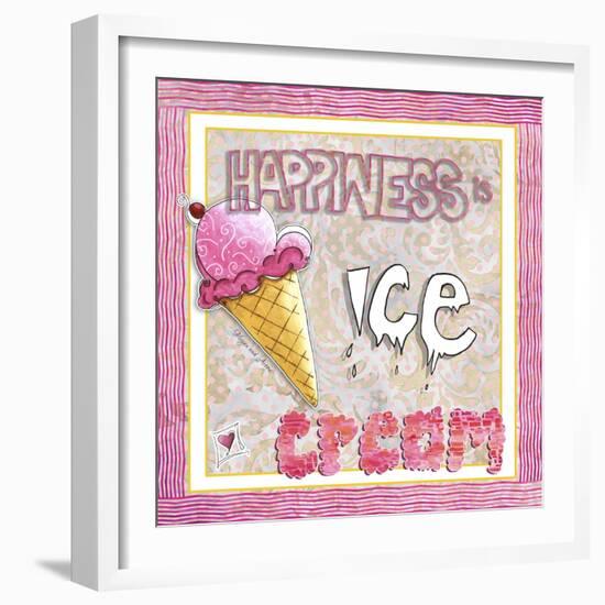 Happiness Is Ice Cream-Megan Aroon Duncanson-Framed Giclee Print