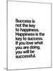 Happiness is the key to Success-Brett Wilson-Mounted Art Print