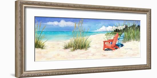 Happiness Is…-Christine Reichow-Framed Art Print