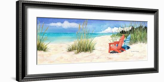 Happiness Is…-Christine Reichow-Framed Art Print