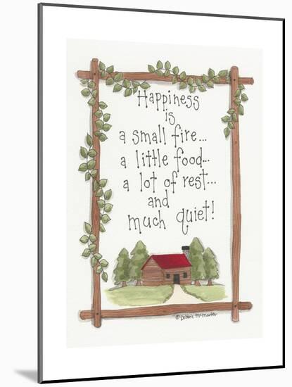 Happiness-Debbie McMaster-Mounted Giclee Print