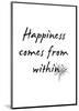 Happiness-Design Fabrikken-Mounted Art Print