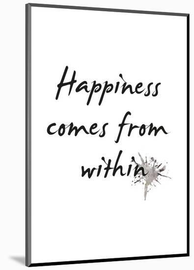 Happiness-Design Fabrikken-Mounted Art Print