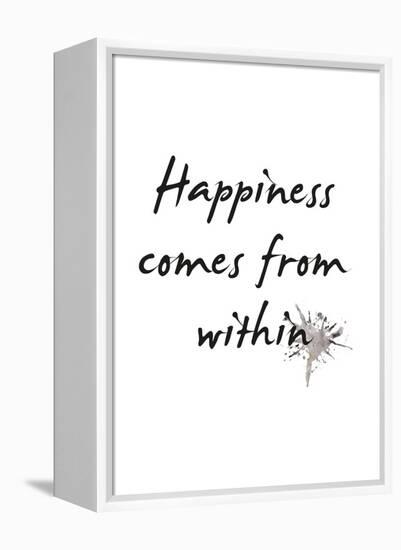 Happiness-Design Fabrikken-Framed Stretched Canvas