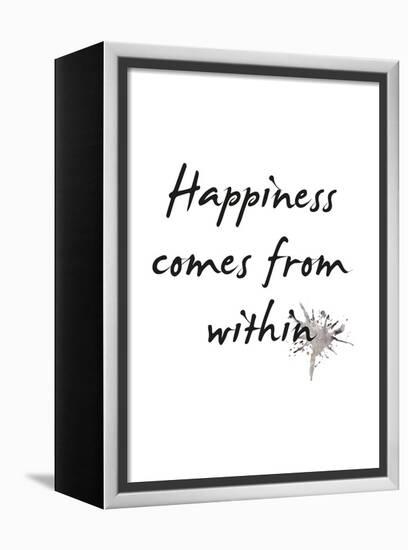 Happiness-Design Fabrikken-Framed Stretched Canvas