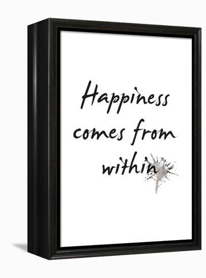Happiness-Design Fabrikken-Framed Stretched Canvas