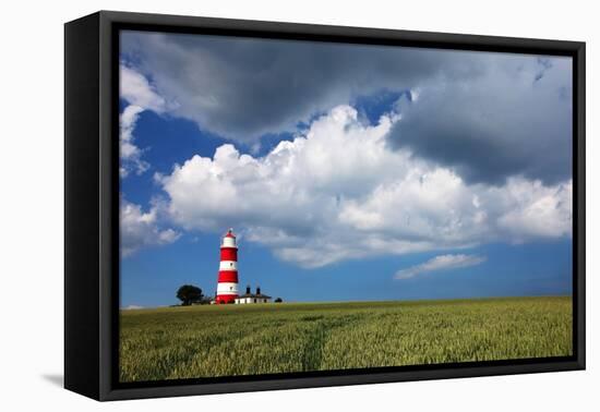 Happisburgh Lighthouse, Norfolk-Geraint Tellem-Framed Premier Image Canvas