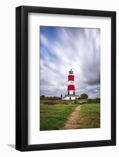 Happisburgh Lighthouse, the oldest working light in East Anglia, Happisburgh, Norfolk, UK-Nadia Isakova-Framed Photographic Print