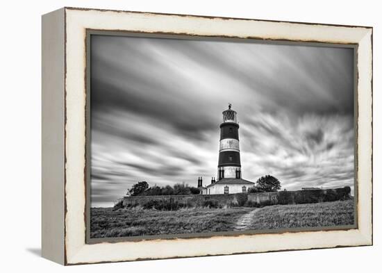 Happisburgh Lighthouse, the oldest working light in East Anglia, Happisburgh, Norfolk, UK-Nadia Isakova-Framed Premier Image Canvas