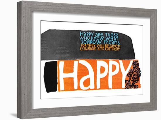 Happy 4-null-Framed Giclee Print