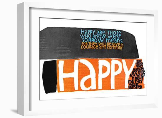 Happy 4-null-Framed Giclee Print