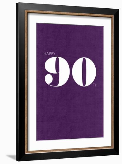 Happy 90th-null-Framed Art Print