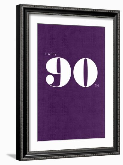 Happy 90th-null-Framed Art Print