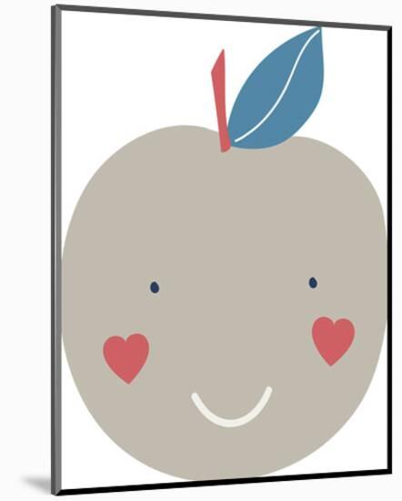 Happy Apple-Clara Wells-Mounted Giclee Print