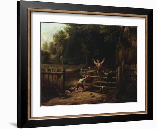 Happy as a King, 1843-Thomas Worthington Whittredge-Framed Giclee Print