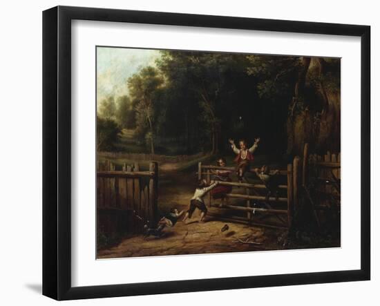 Happy as a King, 1843-Thomas Worthington Whittredge-Framed Giclee Print