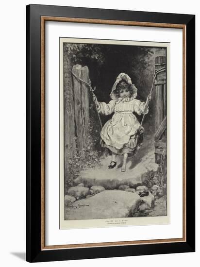 Happy as a King-Davidson Knowles-Framed Giclee Print