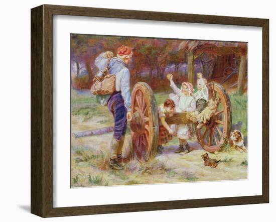 Happy as the Days are Long-Frederick Morgan-Framed Giclee Print