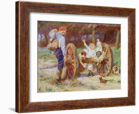 Happy as the Days are Long-Frederick Morgan-Framed Giclee Print