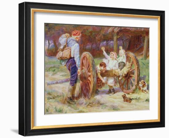 Happy as the Days are Long-Frederick Morgan-Framed Giclee Print